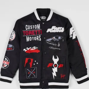 Best Fast & Furious Wool Varsity Jacket - Black Varsity Jackets