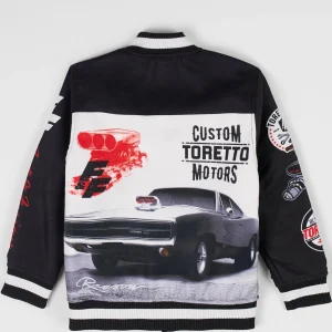 Best Fast & Furious Wool Varsity Jacket - Black Varsity Jackets