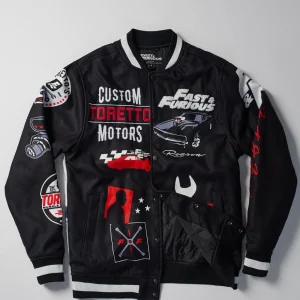 Best Fast & Furious Wool Varsity Jacket - Black Varsity Jackets
