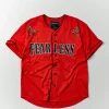 Sale Fearless Baseball Jersey - Red Jerseys | Graphic Tees
