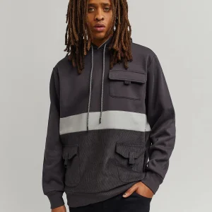 Cheap Flora White Stripe Hoodie - Black Hoodies | Hoodies