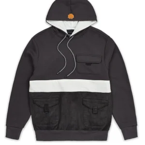 Cheap Flora White Stripe Hoodie - Black Hoodies | Hoodies