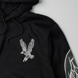 Cheap Fly Higher Rhinestone Hoodie - Black Hoodies | Hoodies