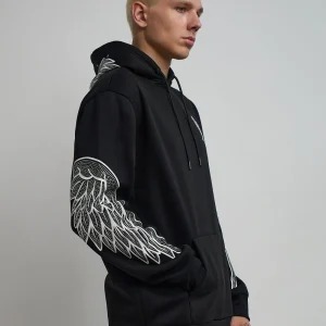 Cheap Fly Higher Rhinestone Hoodie - Black Hoodies | Hoodies