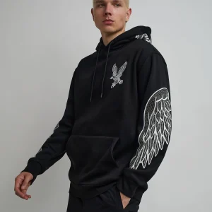 Cheap Fly Higher Rhinestone Hoodie - Black Hoodies | Hoodies