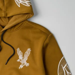 Discount Fly Higher Rhinestone Hoodie - Olive Green Hoodies | Hoodies