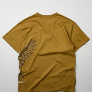 Flash Sale Fly Higher Rhinestone Short Sleeve Tee - Olive Green Graphic Tees