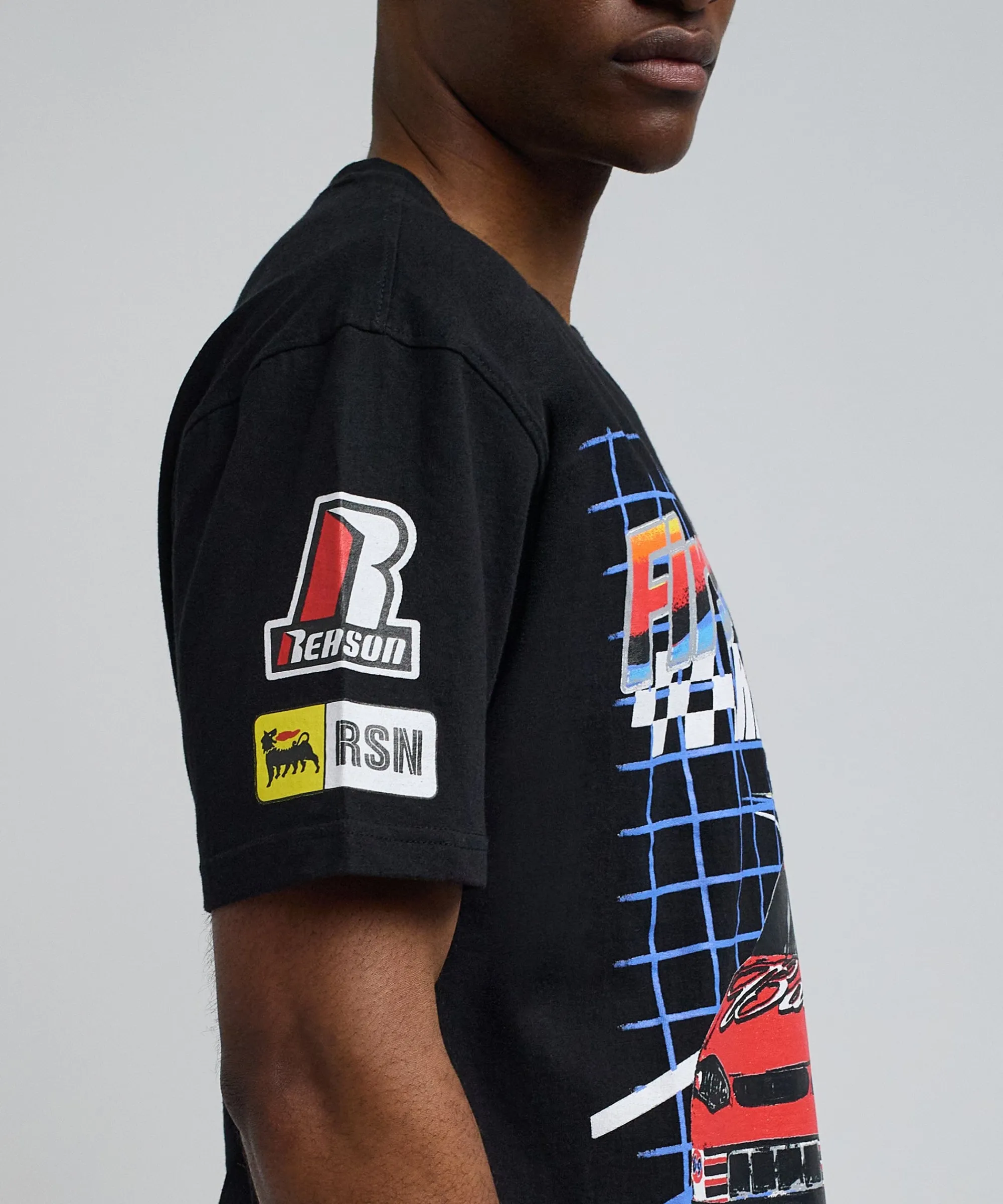 foreign_racing_speed_short_sleeve_graphic_print_tee__black_2.webp Clearance Foreign Racing Speed Short Sleeve Graphic Print Tee - Black Graphic Tees