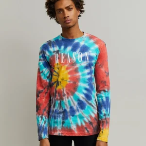 Online Freedom Tie Dye Long Sleeve Logo Tee Long Sleeve Tees | Graphic Tees
