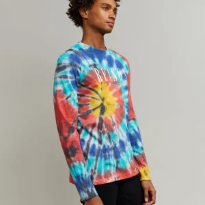 Online Freedom Tie Dye Long Sleeve Logo Tee Long Sleeve Tees | Graphic Tees