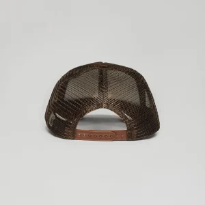 Cheap Given Print Trucker Hat - Brown Hats
