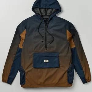 Discount Gradient Nylon Utility Hoodie - Navy Hoodies | Hoodies