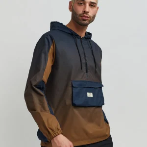 Discount Gradient Nylon Utility Hoodie - Navy Hoodies | Hoodies