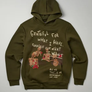 Best Grateful Roses Hoodie - Olive Green Hoodies | Hoodies
