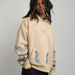 Shop Guardian Embroidered Hoodie - Khaki Hoodies | Hoodies