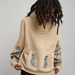 Shop Guardian Embroidered Hoodie - Khaki Hoodies | Hoodies