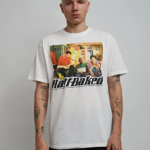Outlet Half Baked Couch Short Sleeve Tee - White Graphic Tees