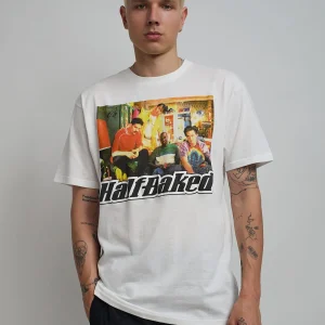 Outlet Half Baked Couch Short Sleeve Tee - White Graphic Tees