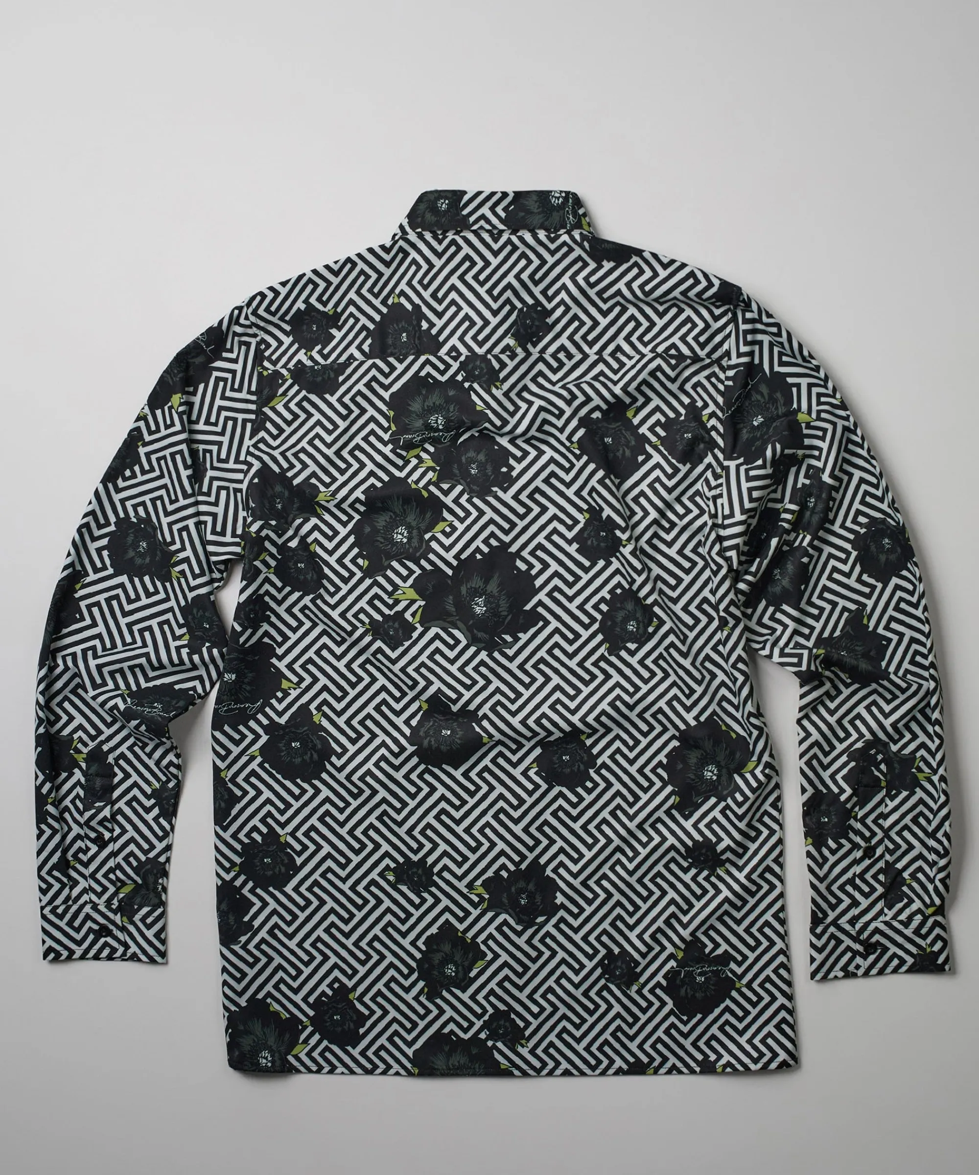 harwood_allover_print_viscose_long_sleeve_woven_shirt_3.webp Best Sale Harwood Allover Print Viscose Long Sleeve Woven Shirt Button Downs