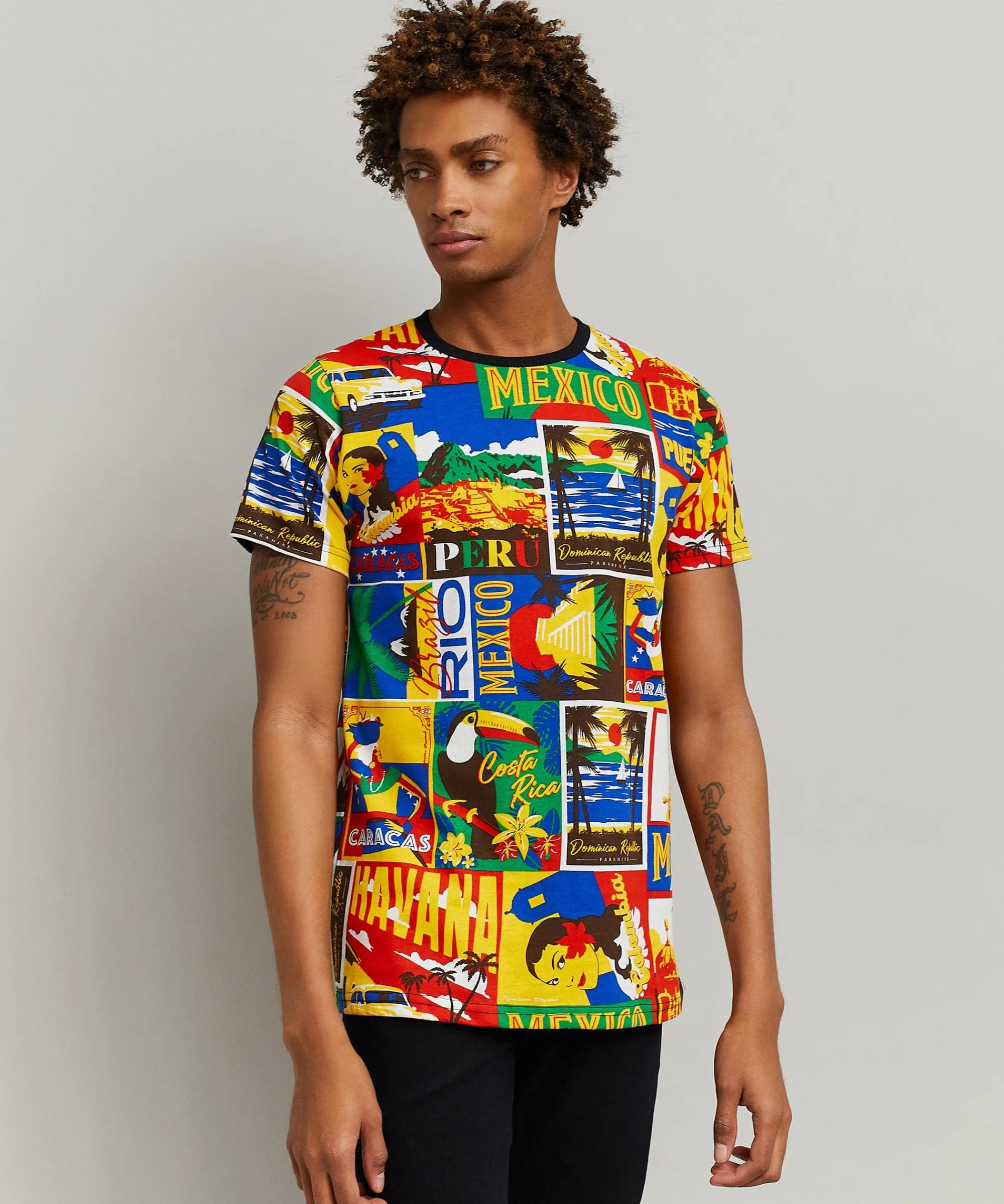 hispanic_tile_tee_4.webp Best Sale Hispanic Tile Tee Graphic Tees