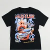 Clearance Hustler Racing Short Sleeve Graphic Tee - Black Graphic Tees