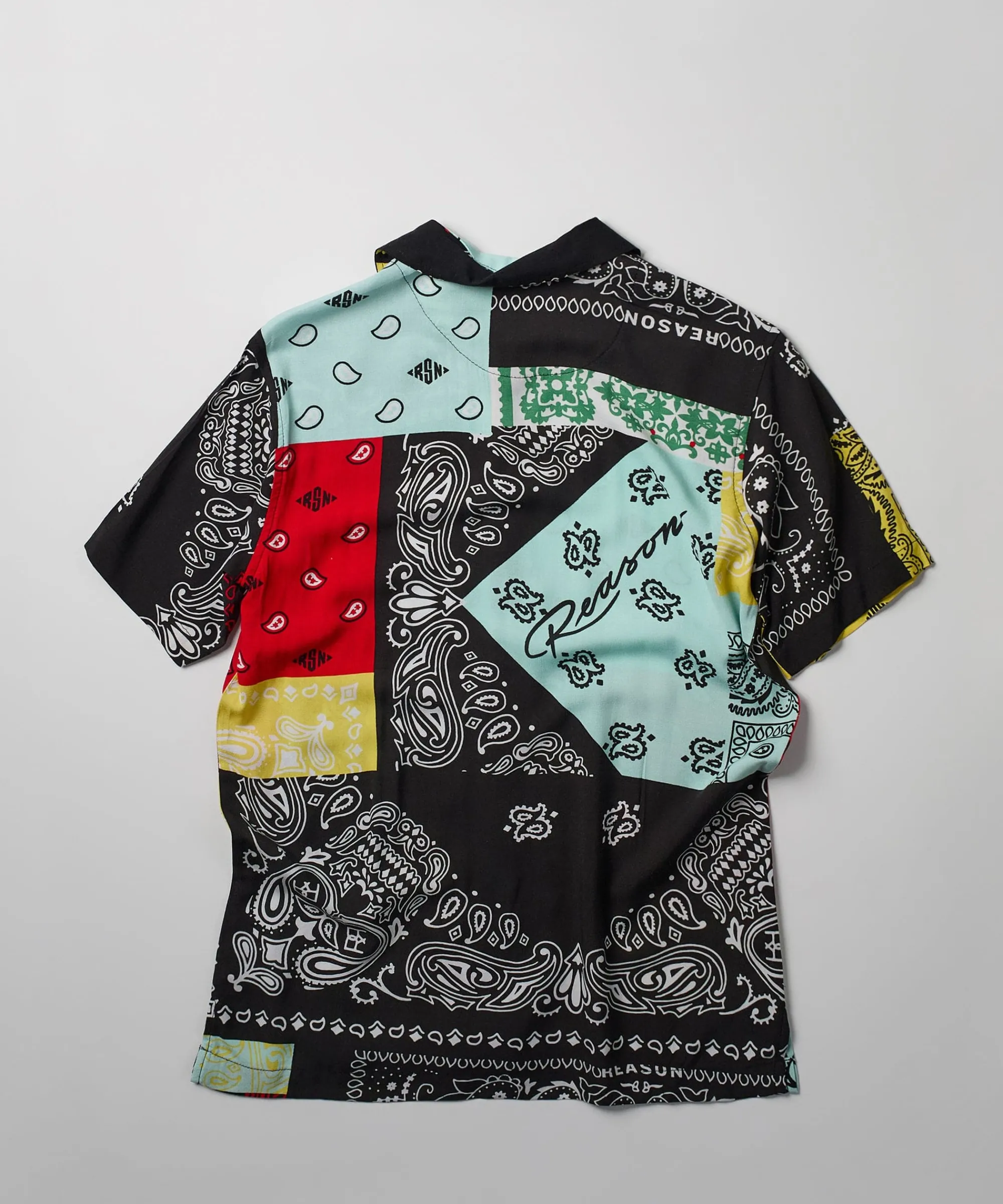 intersect_bandana_short_sleeve_shirt_1.webp Best Intersect Bandana Short Sleeve Shirt Button Downs