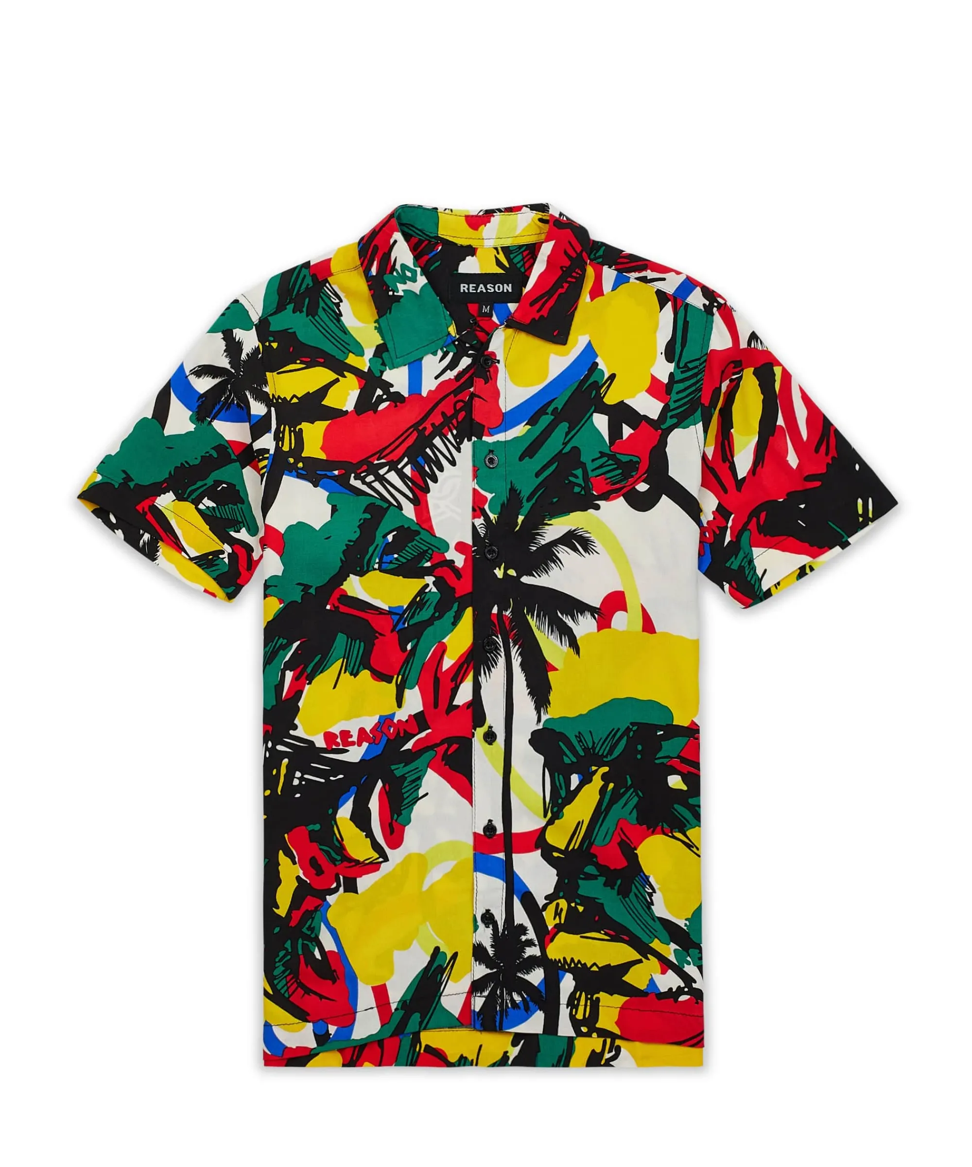 isle_allover_print_short_sleeve_shirt_1.webp Best Sale Isle Allover Print Short Sleeve Shirt Button Downs