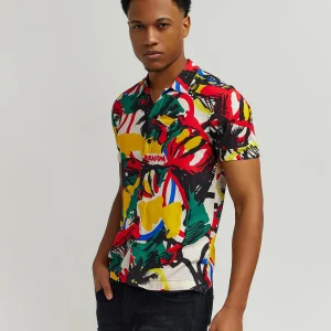 Best Sale Isle Allover Print Short Sleeve Shirt Button Downs