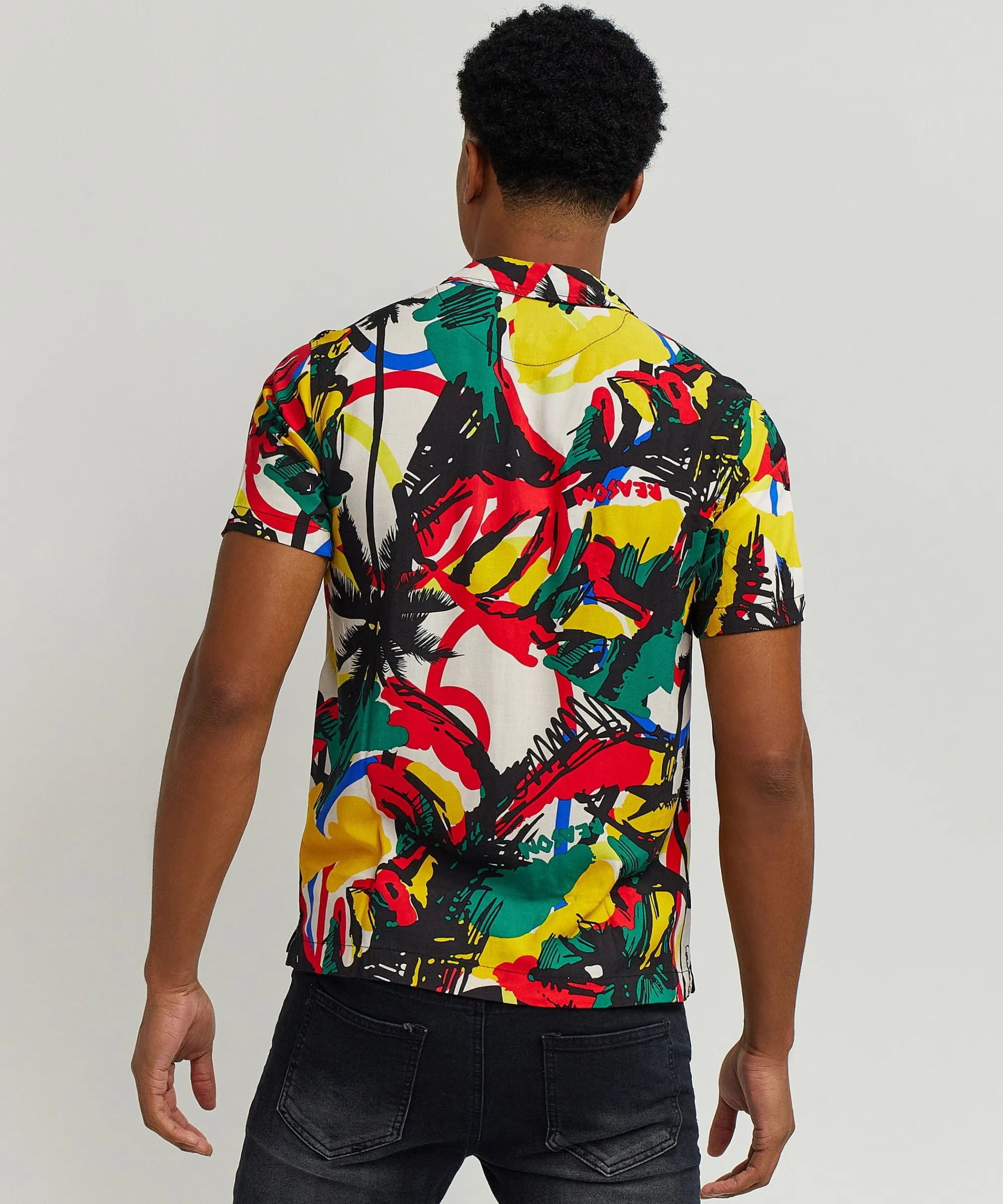 isle_allover_print_short_sleeve_shirt_5.webp Best Sale Isle Allover Print Short Sleeve Shirt Button Downs