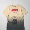 Hot Jaws Oversize Fit Short Sleeve Tee - Khaki Graphic Tees