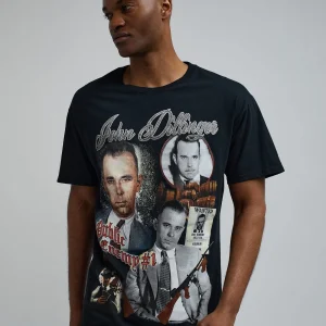 Shop John Dillinger Vintage Short Sleeve Tee - Black Graphic Tees