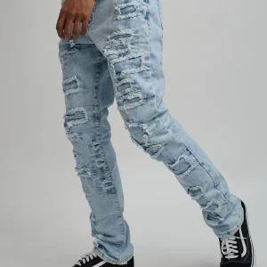 Best Sale Kingwood Distressed Light Wash Denim Jeans Denim Jeans | Shop All Bottoms