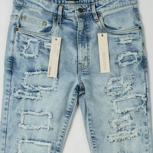 Best Sale Kingwood Distressed Light Wash Denim Jeans Denim Jeans | Shop All Bottoms