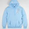 Discount Light The Way Back Print Hoodie - Light Blue Hoodies | Hoodies