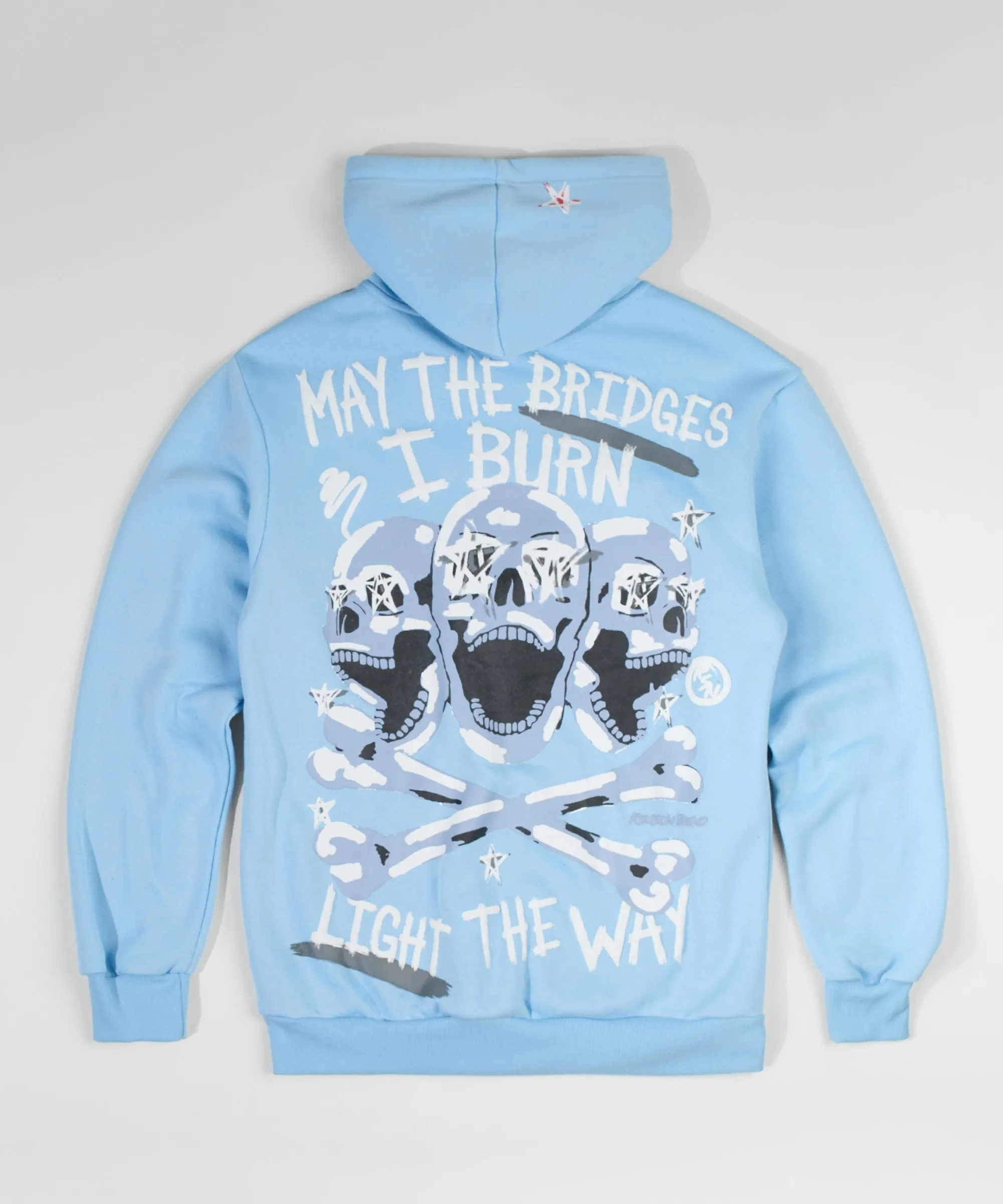 light_the_way_back_print_hoodie__light_blue_1.webp Discount Light The Way Back Print Hoodie - Light Blue Hoodies | Hoodies
