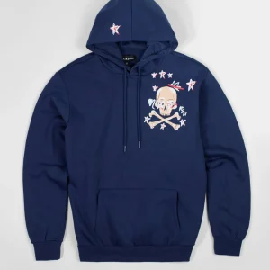 Best Sale Light The Way Back Print Hoodie - Navy Hoodies | Hoodies