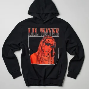 Cheap Lil Wayne Box Hoodie - Black Hoodies | Hoodies