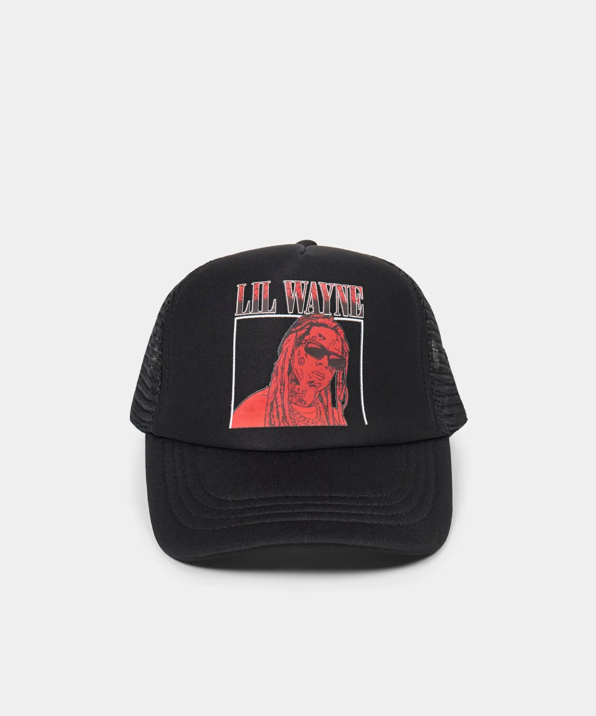 lil_wayne_box_trucker_hat__black_0.webp Hot Lil Wayne Box Trucker Hat - Black Hats