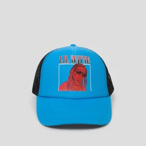 Store Lil Wayne Box Trucker Hat - Blue Hats