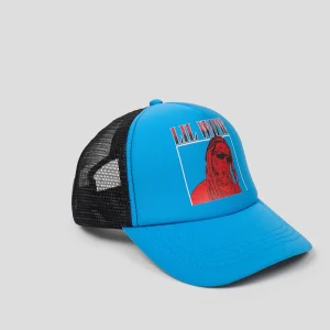 Store Lil Wayne Box Trucker Hat - Blue Hats