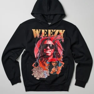 Discount Lil Wayne Hustler Musik Hoodie - Black Hoodies | Hoodies