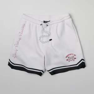 Flash Sale Lil Wayne Property Of Basketball Shorts - White Shop All Bottoms | Shorts