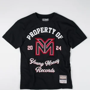 Store Lil Wayne Property Of Short Sleeve Tee - Black Graphic Tees