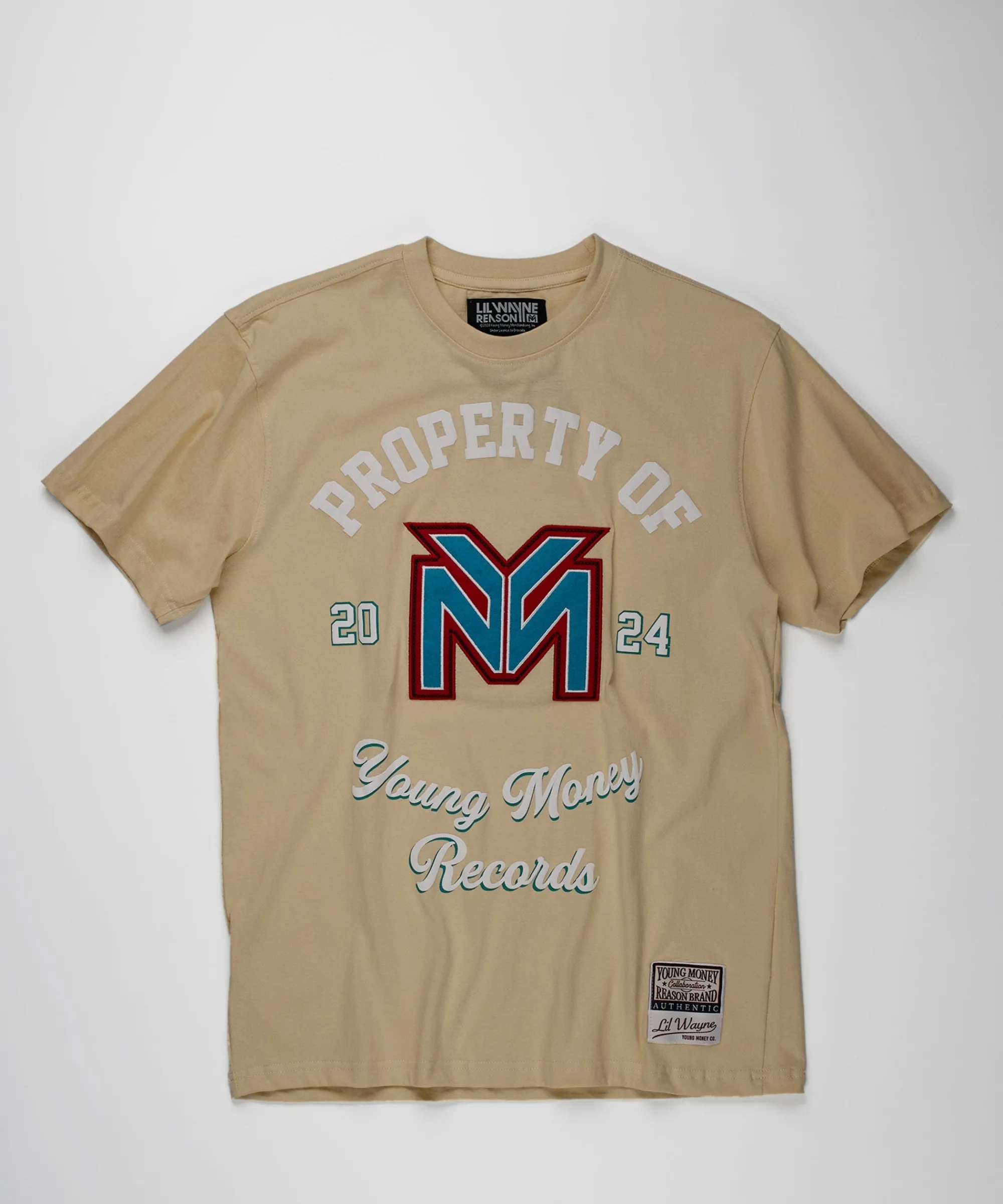 lil_wayne_property_of_short_sleeve_tee__khaki_0.webp Clearance Lil Wayne Property Of Short Sleeve Tee - Khaki Graphic Tees