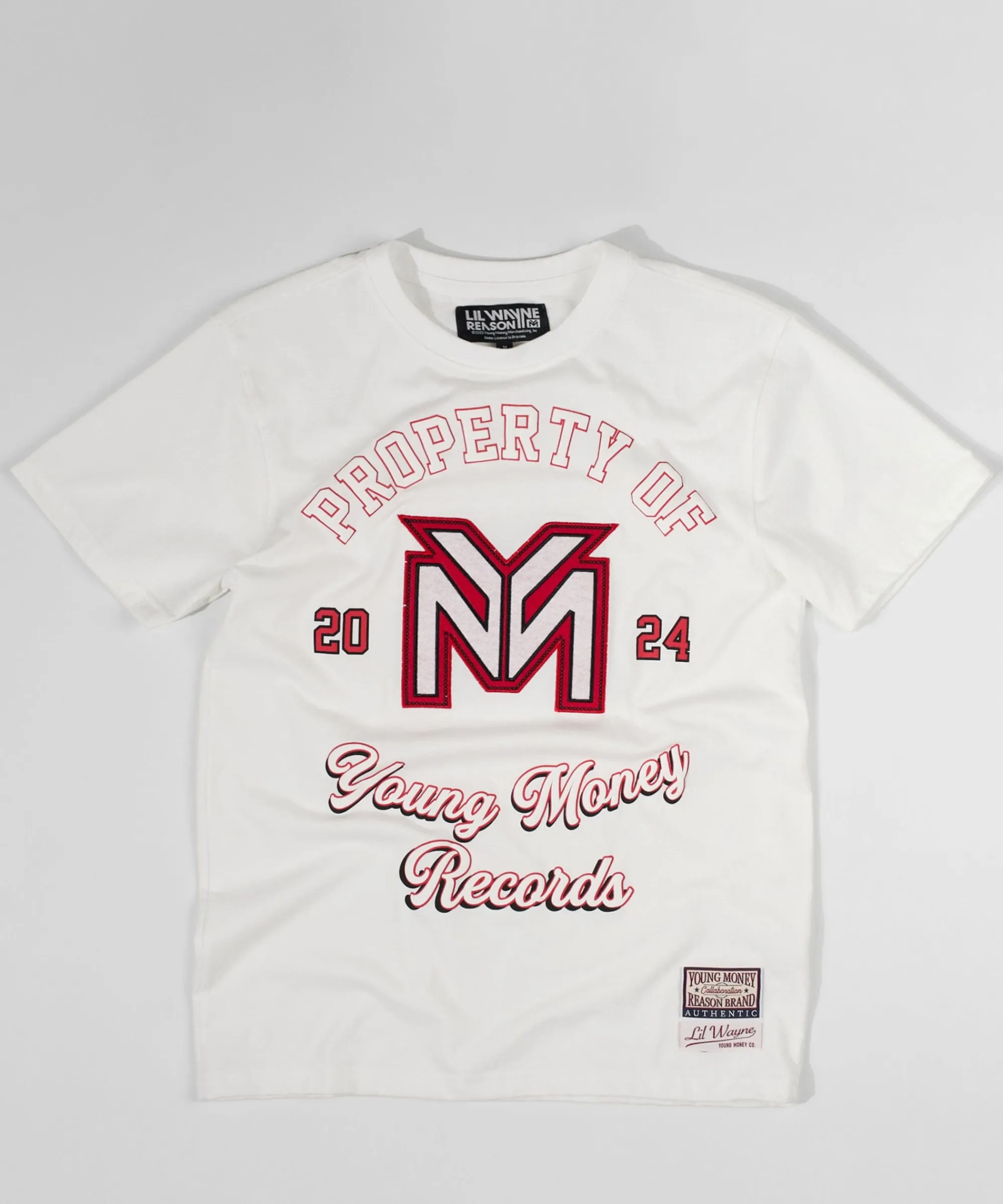 lil_wayne_property_of_short_sleeve_tee__white_0.webp Cheap Lil Wayne Property Of Short Sleeve Tee - White Graphic Tees