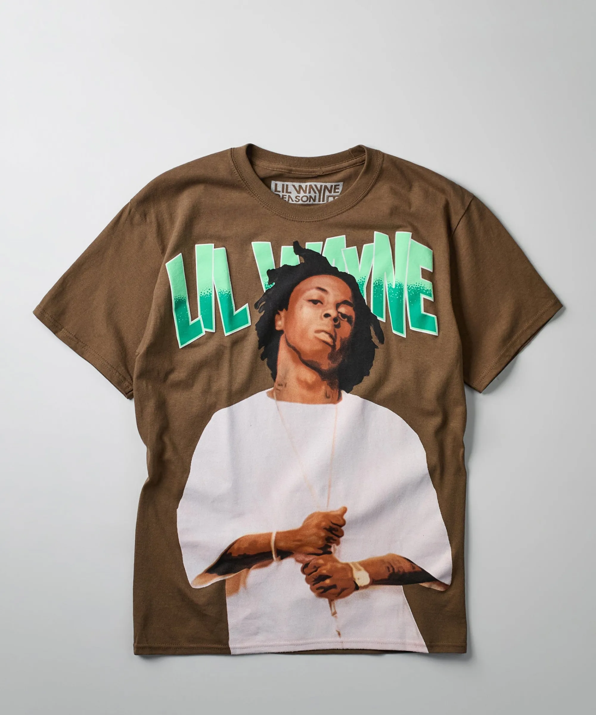 lil_wayne_tha_carter_short_sleeve_tee__brown_3.webp Shop Lil Wayne Tha Carter Short Sleeve Tee - Brown Graphic Tees