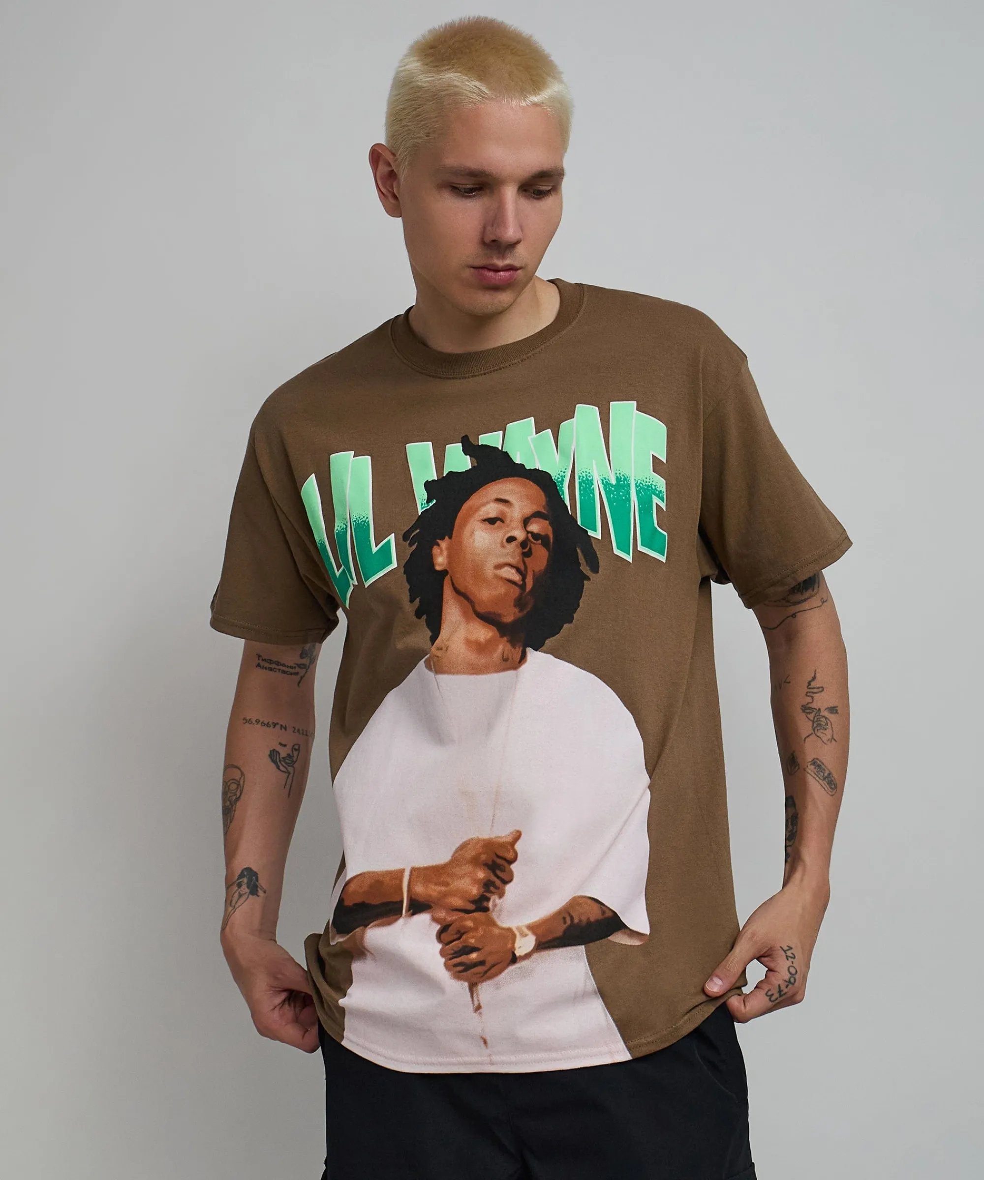 lil_wayne_tha_carter_short_sleeve_tee__brown_5.webp Shop Lil Wayne Tha Carter Short Sleeve Tee - Brown Graphic Tees