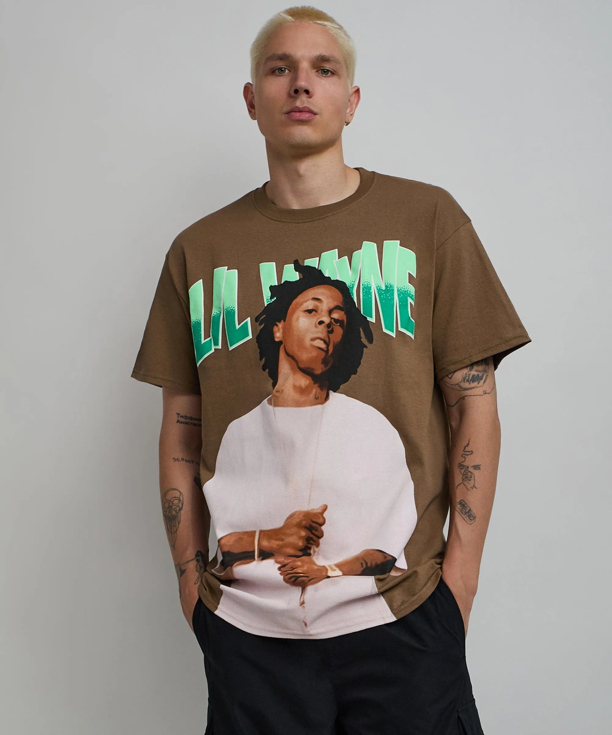 lil_wayne_tha_carter_short_sleeve_tee__brown_6.webp Shop Lil Wayne Tha Carter Short Sleeve Tee - Brown Graphic Tees