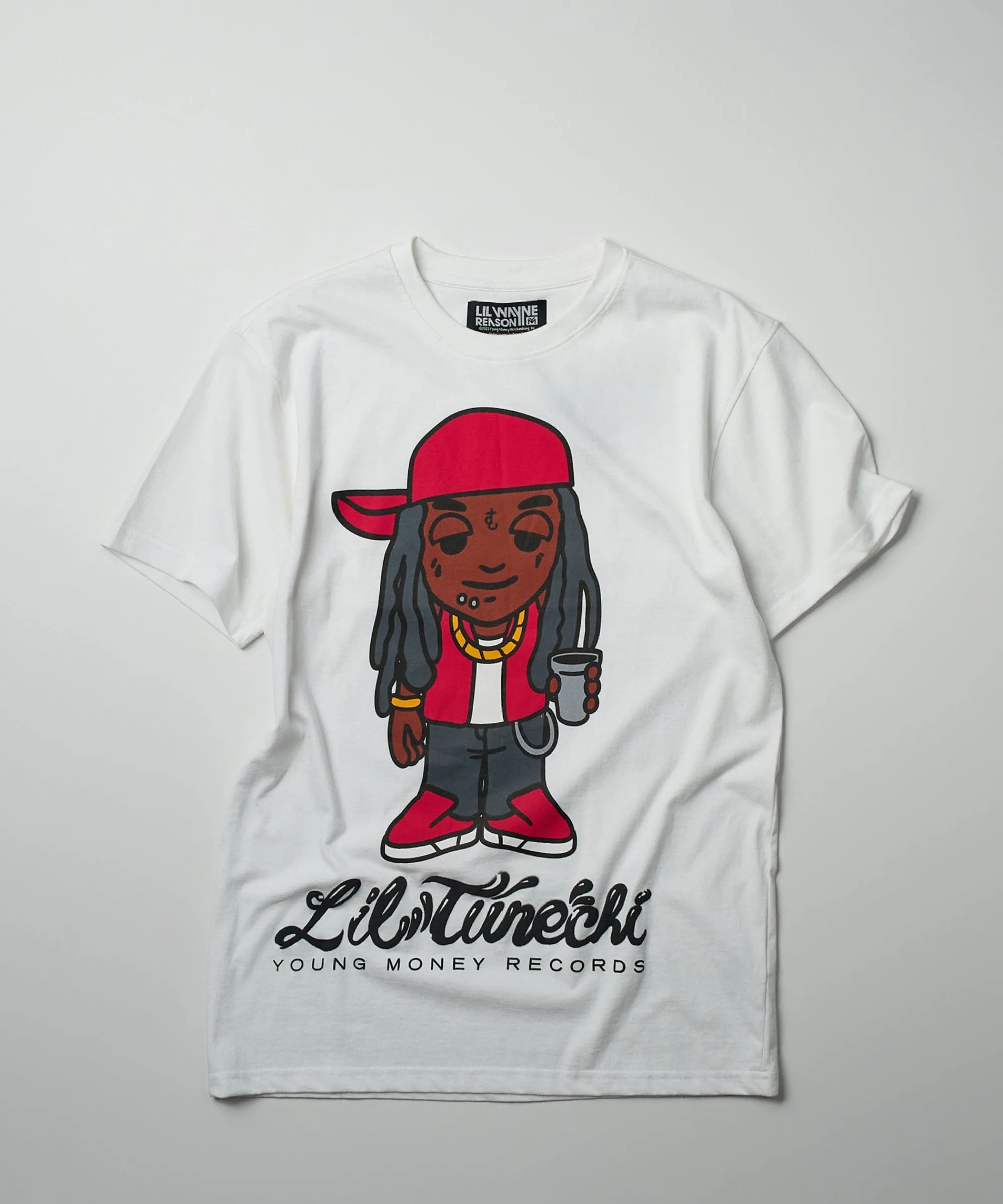 lil_wayne_tunechi_short_sleeve_tee__white_1.webp Hot Lil Wayne Tunechi Short Sleeve Tee - White Graphic Tees