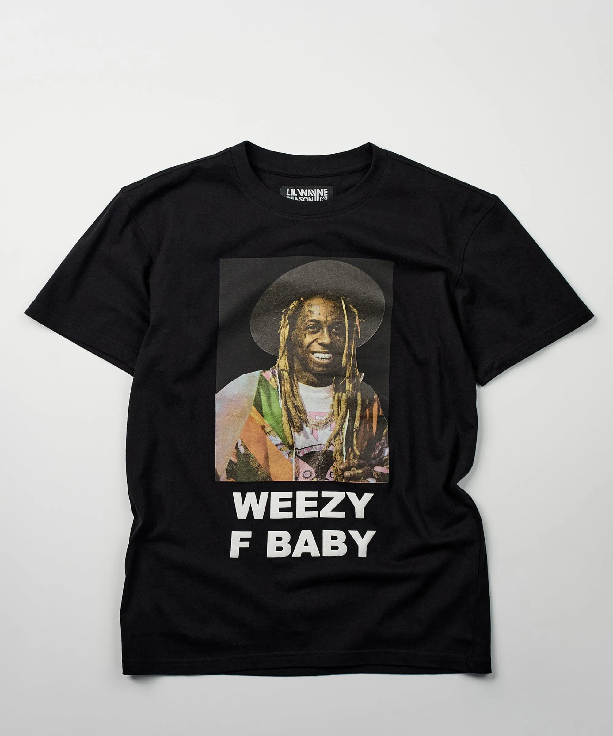Cheap Lil Wayne Weezy F Baby Photo Short Sleeve Tee - Black Graphic Tees